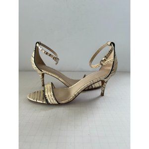 COACH Cream Leather Kitten Heels Sz 7.5